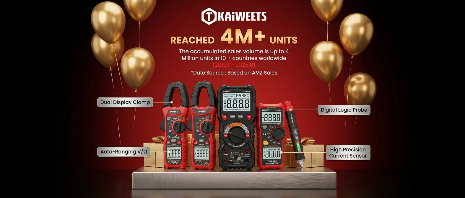 Kaiweets clamp meter technical features and professional specifications
